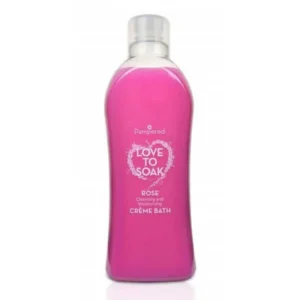 Pampered Crème Bath Moisturising Rose 1L - Case of 8